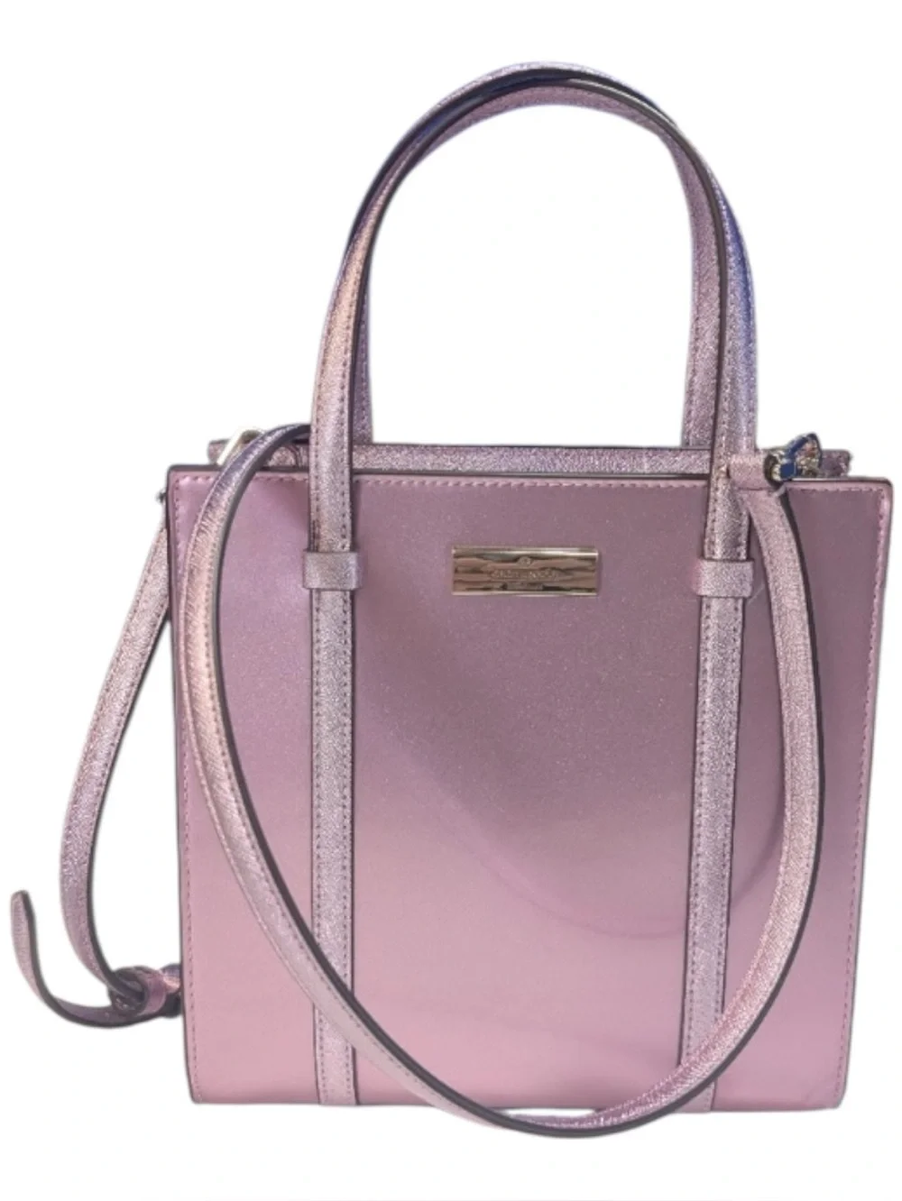 Kate Spade NWT Kenzi Mini Tote Quartz Pink Crossbody - Picture 1 of 6